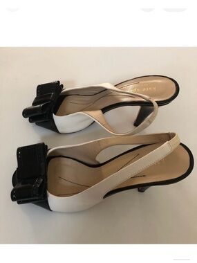 Kate Spade high heeled sling back peep-toe  pumps